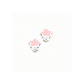 Pendientes Agatha Ruiz de la Prada Niña Nube Plata Baño Rodio y Circonita 045NBE