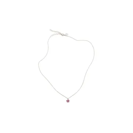 Gargantilla Agatha Ruiz de la Prada Starlight Mujer/Niña flor Plata Baño Rodio y Circonitas Fucsia 120STA