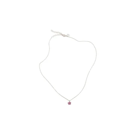 Gargantilla Agatha Ruiz de la Prada Starlight Mujer/Niña flor Plata Baño Rodio y Circonitas Fucsia 120STA