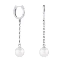 Pendientes Argyor Mujer Oro Blanco y Perlas 79B0307ND1