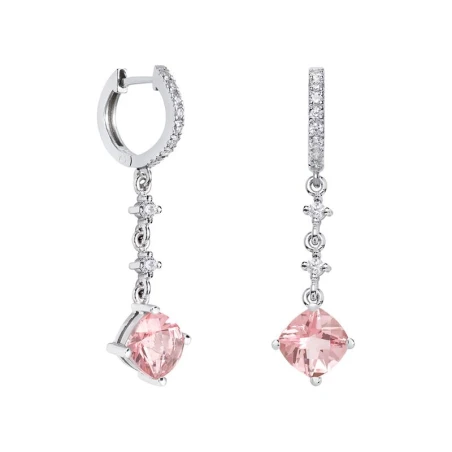 Pendientes Argyor Mujer Oro Blanco y Topacios 79B0402TC3