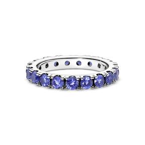 Anillo Pandora Eternity Brillante Azul 190050C02 2