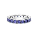 Anillo Pandora Eternity Brillante Azul 190050C02