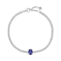 Pulsera Pandora Dos Tonos Brillante y Azul 590039C01