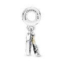 Charm Colgante Pandora Santa Claus en la Luna 769648C01