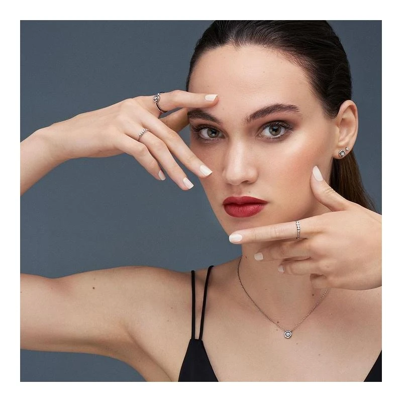 Anillo Mon Petit Diamant Étoile Mujer Plata y 5 diamantes SP004