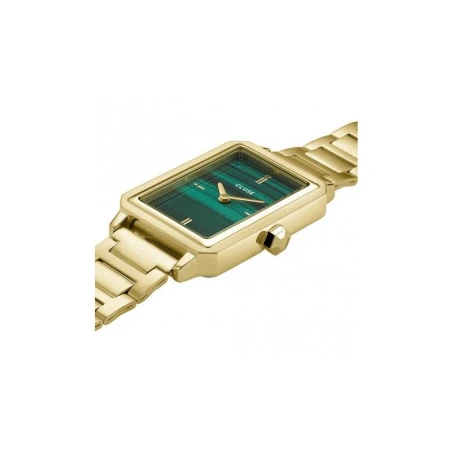 Reloj Cluse Fluette Mujer Dorado y Verde Analógico CW11502