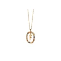 Gargantilla PdPaola Letra F Mujer Plata Baño Oro CO01-265-U
