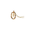 Gargantilla PdPaola Letra F Mujer Plata Baño Oro CO01-265-U