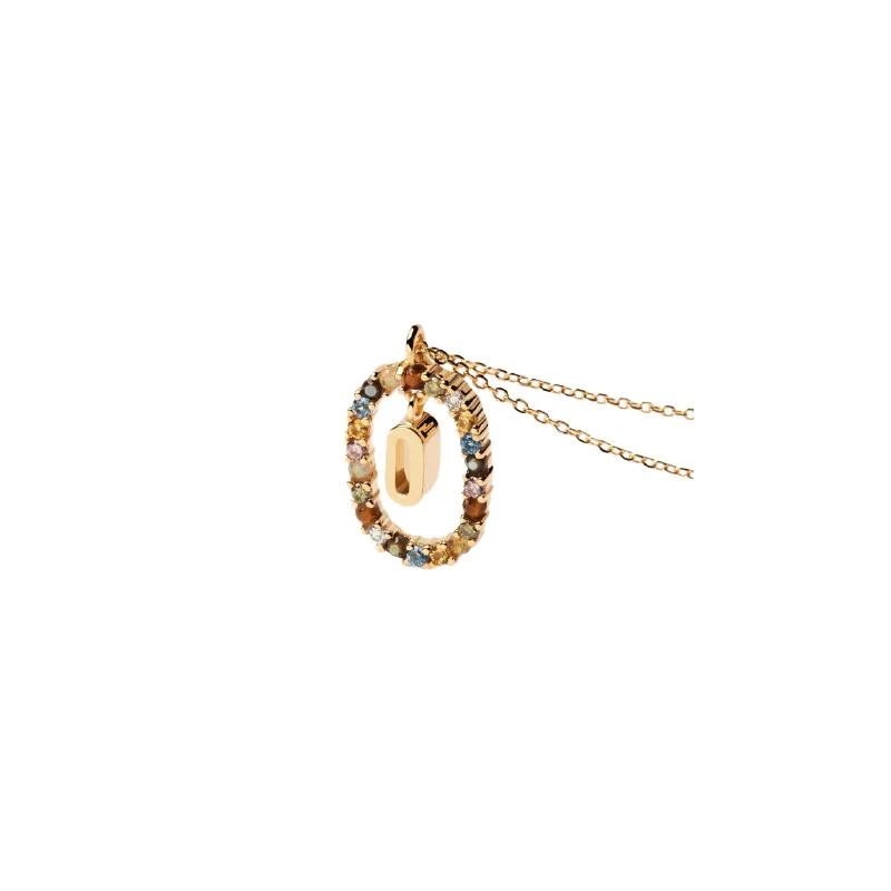 Gargantilla PdPaola Letra O Mujer Plata Baño Oro CO01-274-U