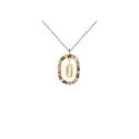 Gargantilla PdPaola Letra O Mujer Plata Baño Oro CO01-274-U