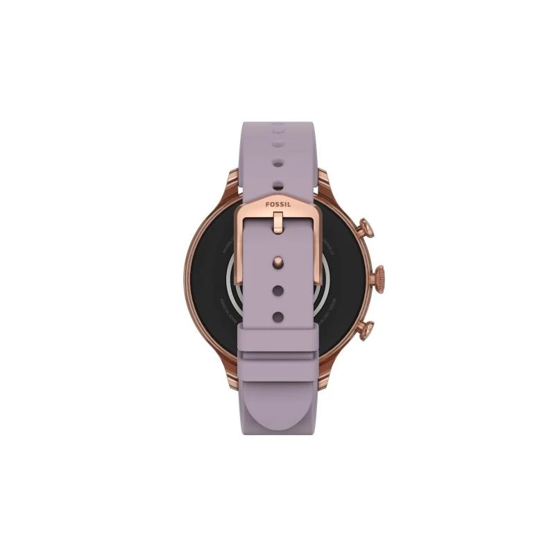 SmartWatch Fossil Gen 6 Mujer Acero Inoxidable Rosado y Silicona Morada FTW6080
