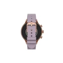 SmartWatch Fossil Gen 6 Mujer Acero Inoxidable Rosado y Silicona Morada FTW6080