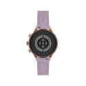 SmartWatch Fossil Gen 6 Mujer Acero Inoxidable Rosado y Silicona Morada FTW6080