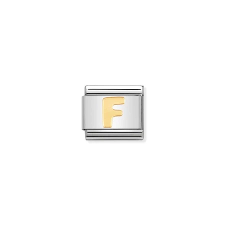 Componible Classic LETRAS acero y oro de 18k (06_F)