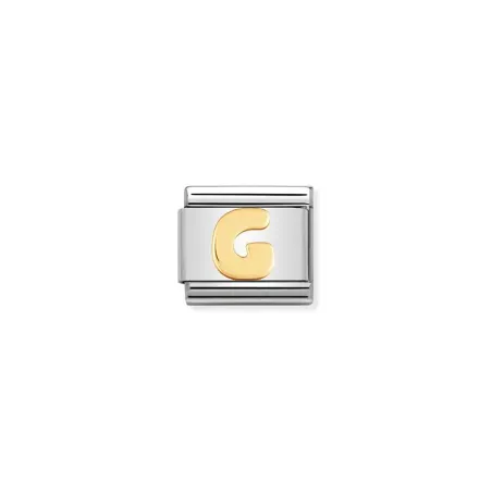 Componible Classic LETRAS acero y oro de 18k (07_G)
