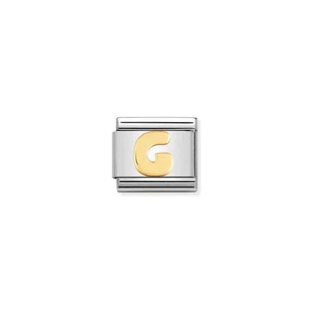 Componible Classic LETRAS acero y oro de 18k (07_G)