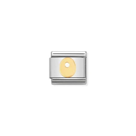 Componible Classic LETRAS acero y oro de 18k (15_O)