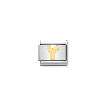 Componible Classic LETRAS acero y oro de 18k Y