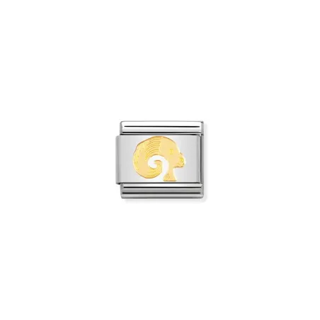 Componible Classic ZODIACO acero y oro de 18k (01_ARIES)
