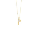 Gargantilla Secrecy Tropical Mujer Plata Baño Bicolor y Topacio P7154CDAWWC93