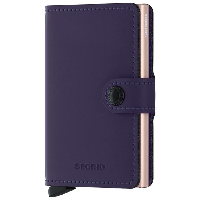 Cartera Secrid Miniwallet Matte Purple MM-PURPLE-ROSE