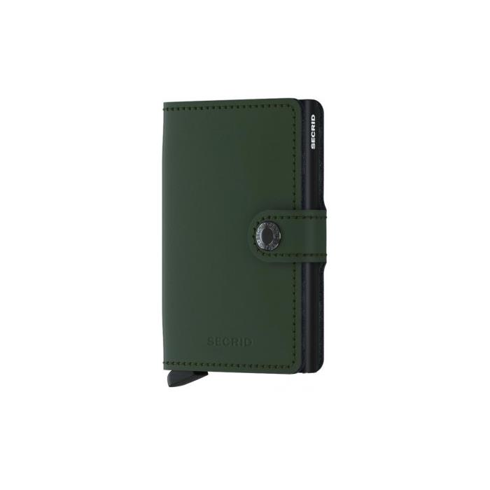 Cartera Secrid Miniwallet Matte Green-Black MM-GREEN-BLACK