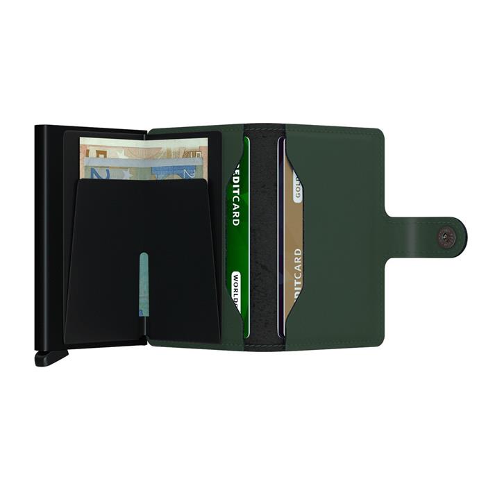 Cartera Secrid Miniwallet Matte Green-Black MM-GREEN-BLACK