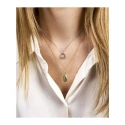 Gargantilla Secrecy Best Firend Forever Mujer Plata Bicolor y Diamantes P7167CDAWWC93