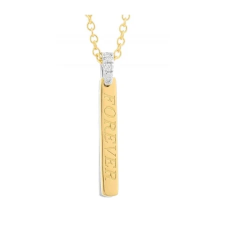 Gargantilla Secrecy Forever Young Mujer Plata Bicolor y Diamantes P7208CDAWWC93