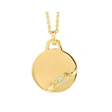 Gargantilla Secrecy Soul Sister Mujer Plata Baño Oro y Diamantes P7211CDAWWC93