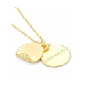 Gargantilla Secrecy Soul Sister Mujer Plata Baño Oro y Diamantes P7211CDAWWC93