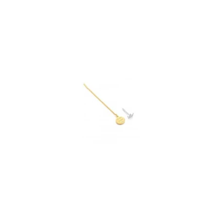 Pendientes Secrecy Drama Queen Mujer Plata Bicolor y diamante E8217CDAWW900
