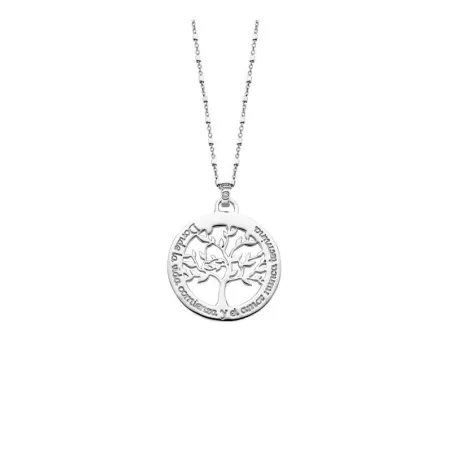 Collar Lotus Silver Árbol de la Vida LP1641-1/1