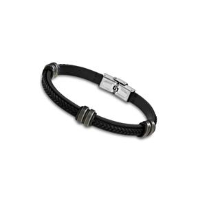 Pulsera Lotus Style Urban Man Hombre Negro LS1829-2/C