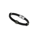 Pulsera Lotus Style Urban Man Hombre Negro LS1829-2/C