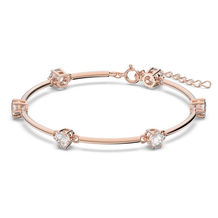Pulsera Swarovski Constella Mujer Baño Rosado y Cristal Blanco Sawarovski 5609711
