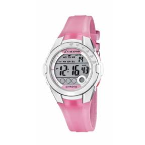 Reloj Digital Calypso Niña Rosa y Plateado K5571/2