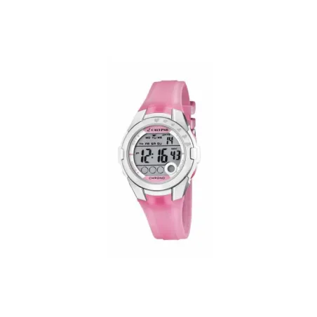 Reloj Digital Calypso Niña Rosa y Plateado K5571/2