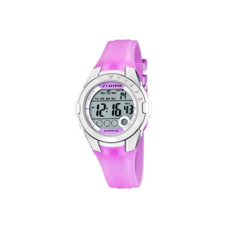 Reloj Digital Calypso Niña Morado y Plateado K5571/3