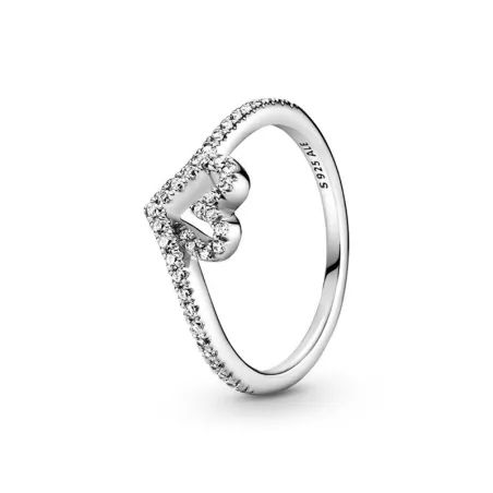 Anillo Pandora Corazón Espumoso Brillante 199302C01