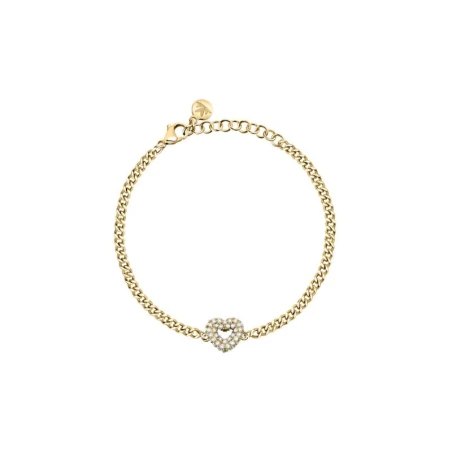 Pulsera Morellato Mujer Acero Inoxidable Baño Oro y Corazón SAUQ17