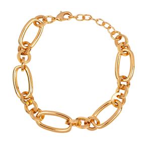 Pulsera Vidal&Vidal Mujer Eslabones Ovalados Baño Oro X4642017 2