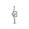 Anillo Pandora Corazón Espumoso Brillante 199302C01