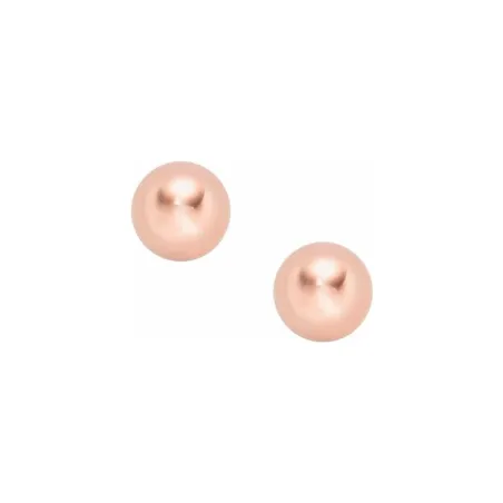 Pendiente Fossil Mujer Bolas Acero Inoxidable Baño Rosado JF01307791