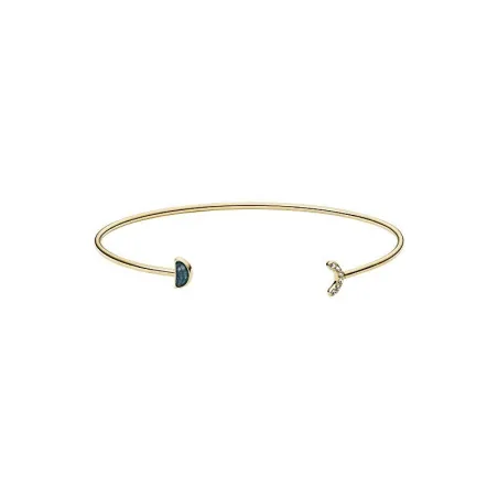 Pulsera Fossil Acero Inoxidable Baño Oro Jade y Circonita JF02944710