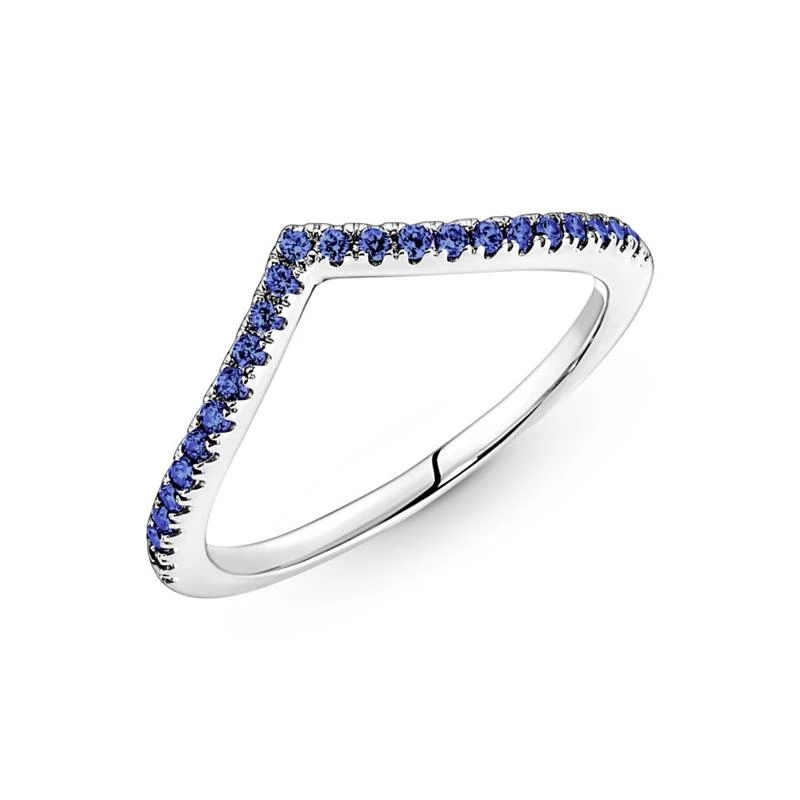 Anillo Pandora Timeless Deseo Reluciente Azul 196316C02