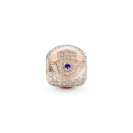 Charm Pandora Rose Tres Caras Hamsa Ojo que Todo Lo Ve & Pluma 780101C01