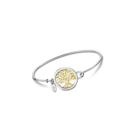 Pulsera Lotus Style Millennial Mujer Árbol de la Vida Acero Inoxidable Bicolor y Circonitas LS2014-2/9