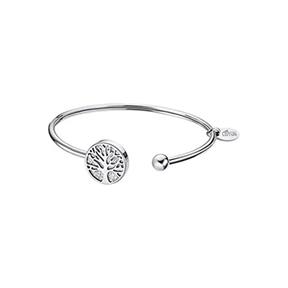Pulsera Lotus Style Mujer Árbol de la Vida Acero Inoxidable y Circonitas LS2225-2/3
